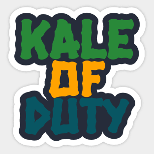 Kale Of Duty Sticker